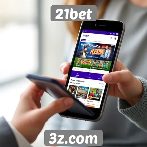 Acessibilidade do 21bet em dispositivos móveis